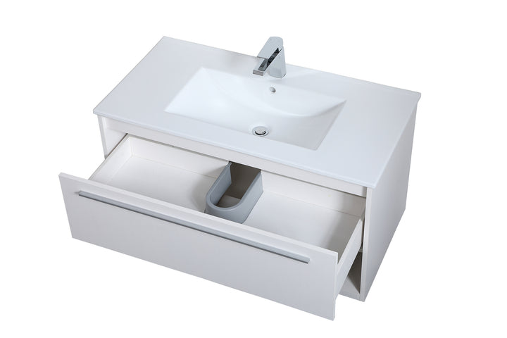 Elegant Lighting Single Bathroom Floating Vanity