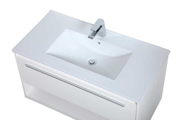 Elegant Lighting Single Bathroom Floating Vanity