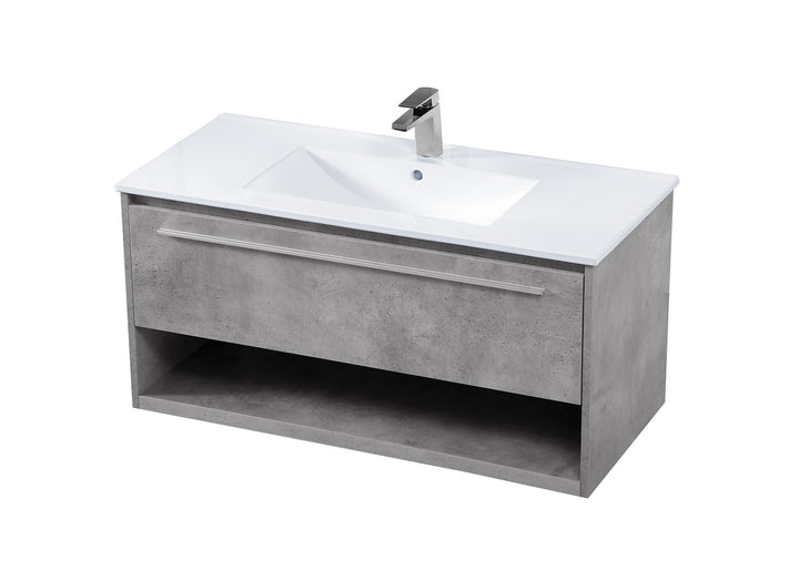 Elegant Lighting Single Bathroom Floating Vanity