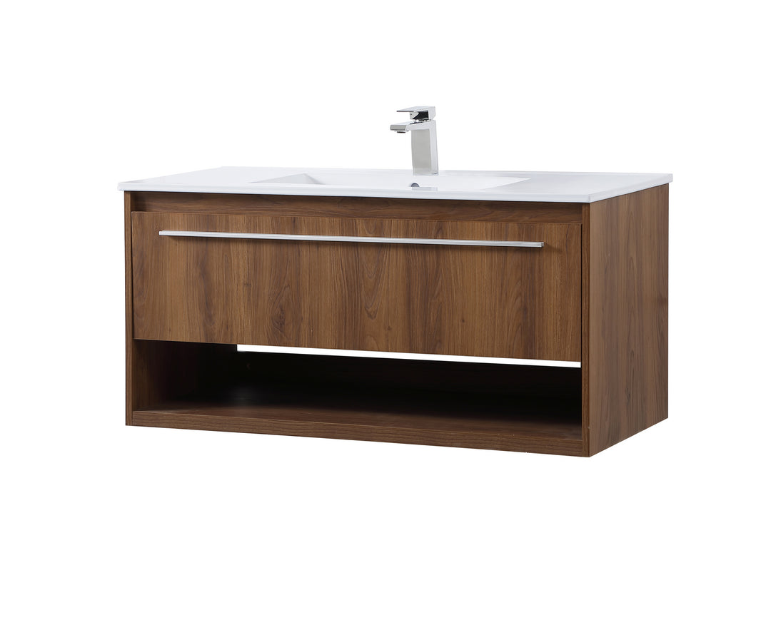 Elegant Lighting Single Bathroom Floating Vanity