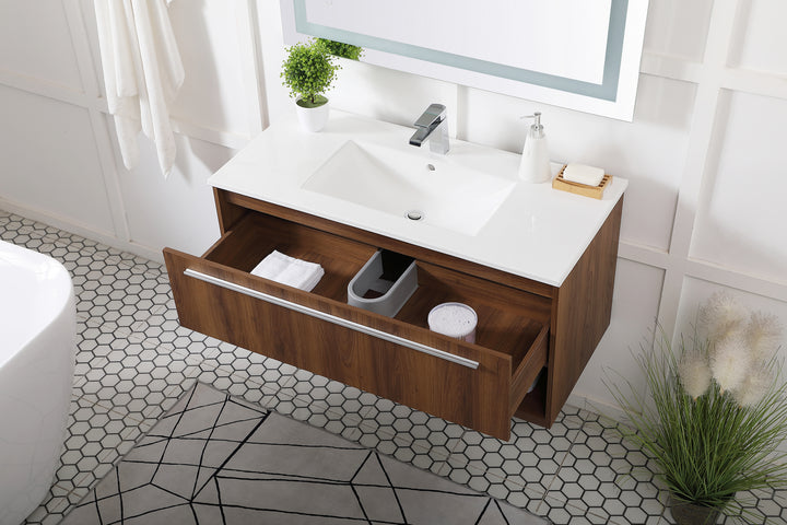 Elegant Lighting Single Bathroom Floating Vanity