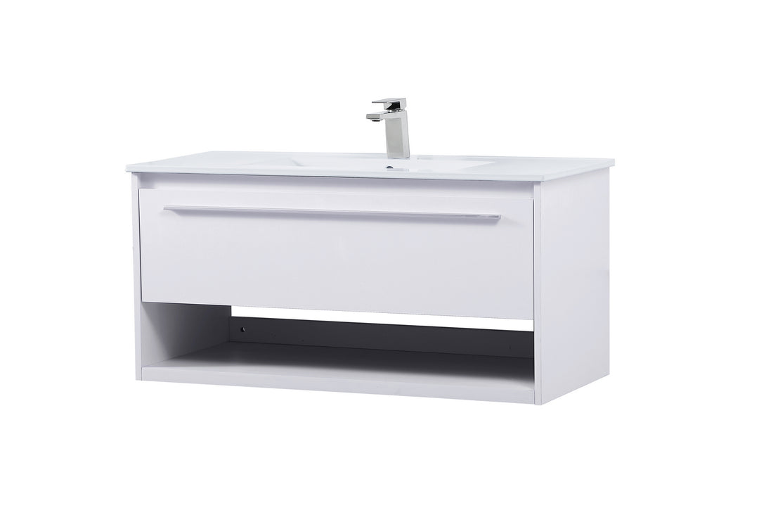 Elegant Lighting Single Bathroom Floating Vanity