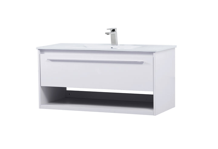 Elegant Lighting Single Bathroom Floating Vanity