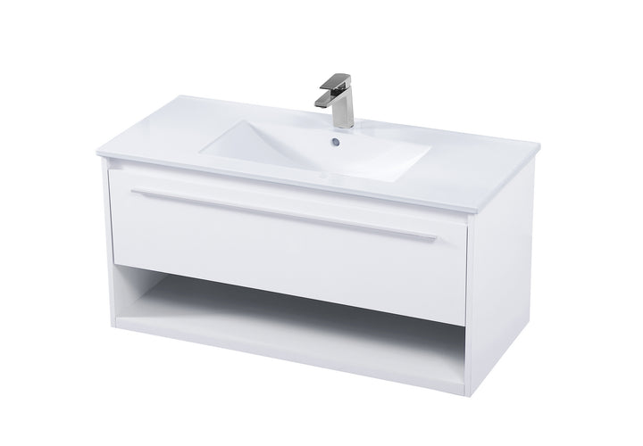 Elegant Lighting Single Bathroom Floating Vanity