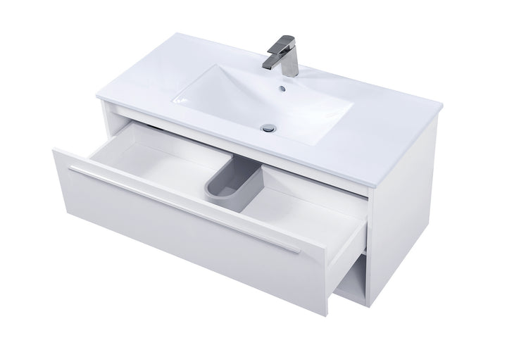 Elegant Lighting Single Bathroom Floating Vanity