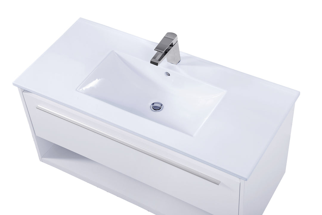 Elegant Lighting Single Bathroom Floating Vanity
