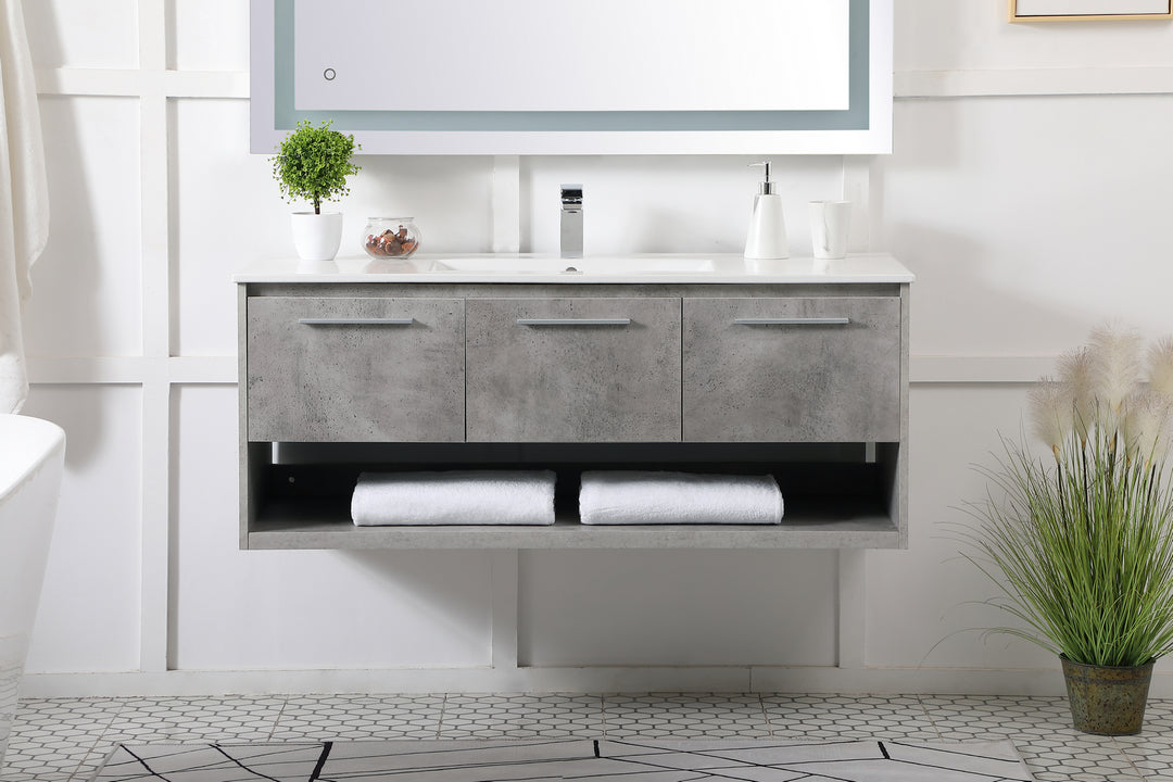 Elegant Lighting Single Bathroom Floating Vanity