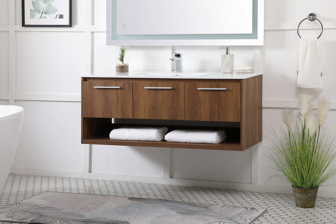 Elegant Lighting Single Bathroom Floating Vanity
