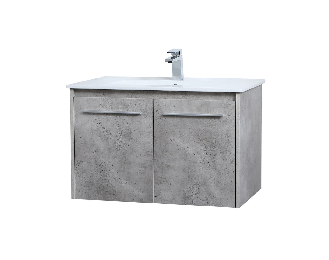 Elegant Lighting Single Bathroom Floating Vanity