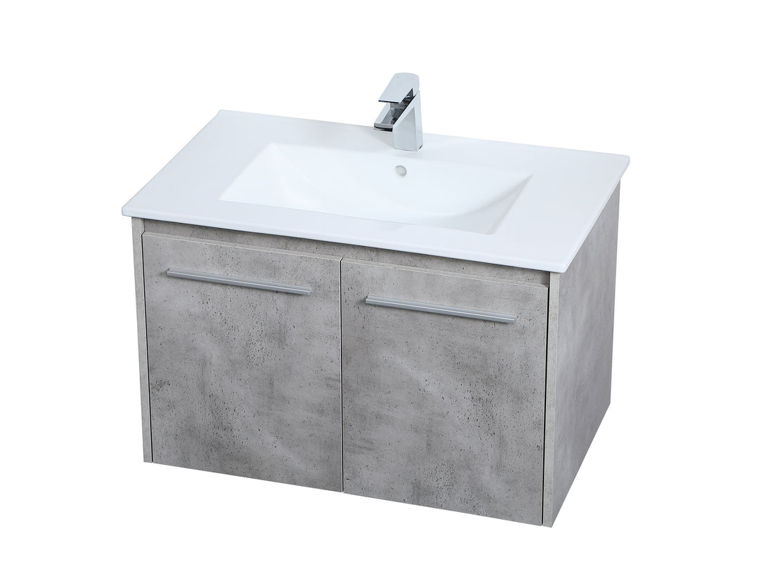 Elegant Lighting Single Bathroom Floating Vanity