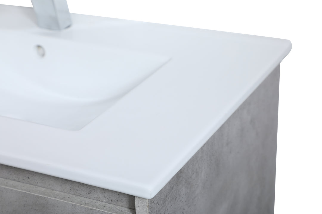 Elegant Lighting Single Bathroom Floating Vanity