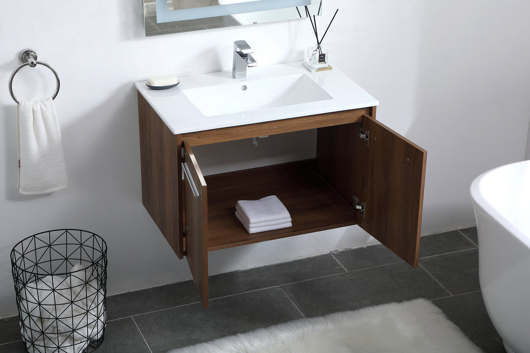 Elegant Lighting Single Bathroom Floating Vanity