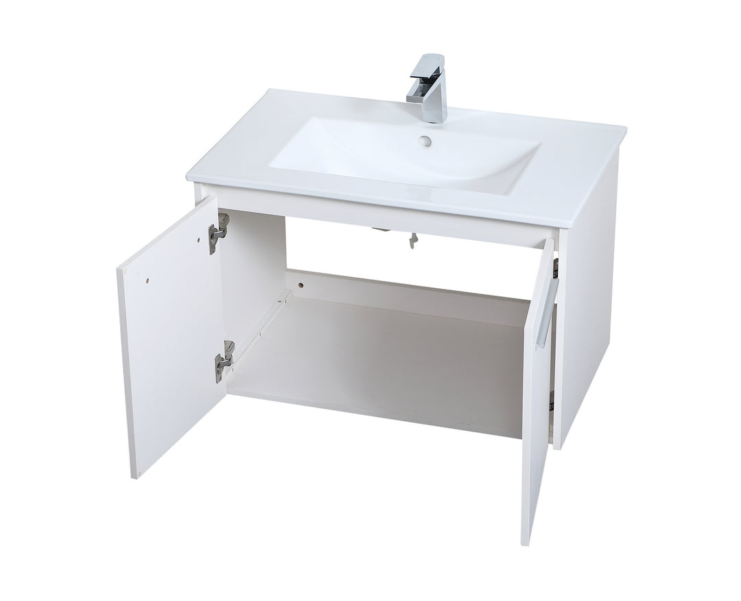 Elegant Lighting Single Bathroom Floating Vanity