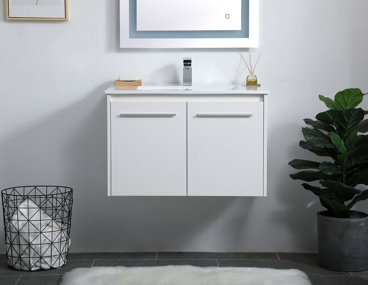 Elegant Lighting Single Bathroom Floating Vanity