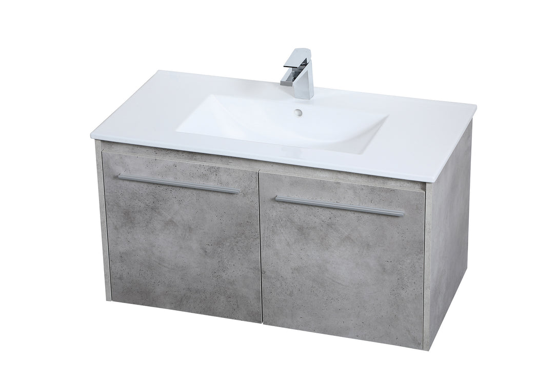 Elegant Lighting Single Bathroom Floating Vanity