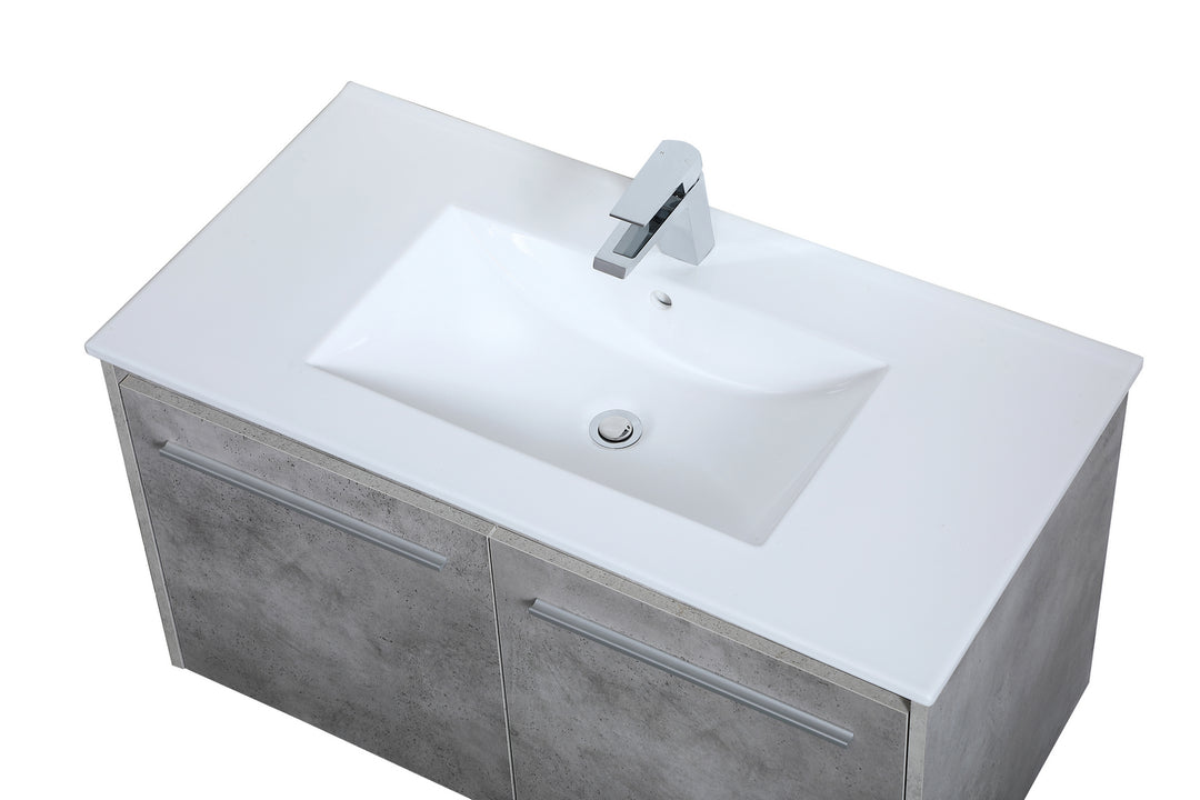 Elegant Lighting Single Bathroom Floating Vanity