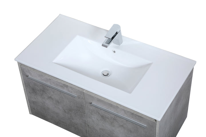 Elegant Lighting Single Bathroom Floating Vanity