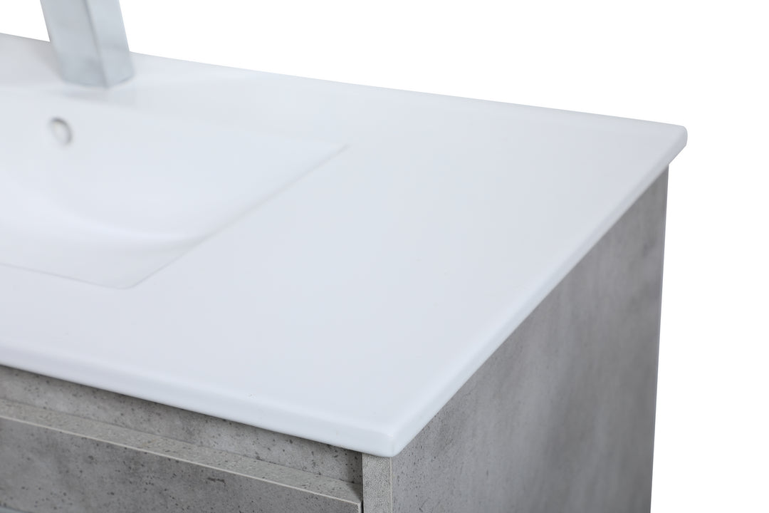 Elegant Lighting Single Bathroom Floating Vanity