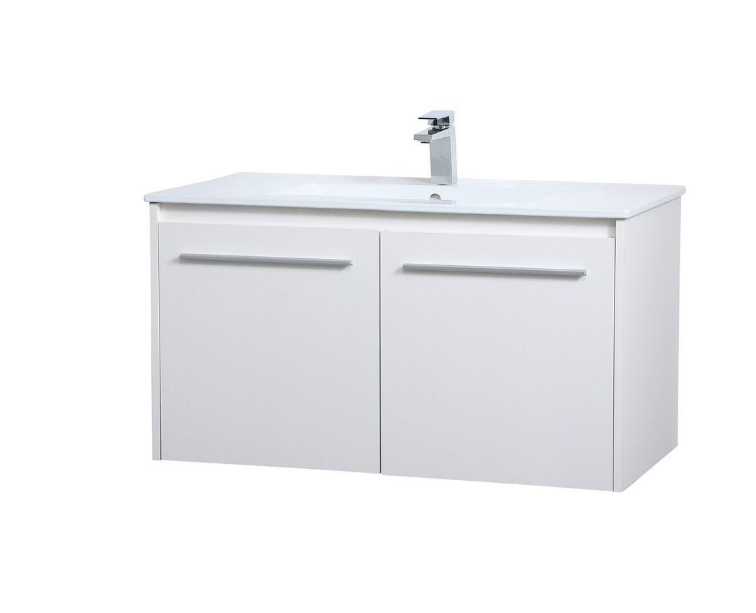Elegant Lighting Single Bathroom Floating Vanity