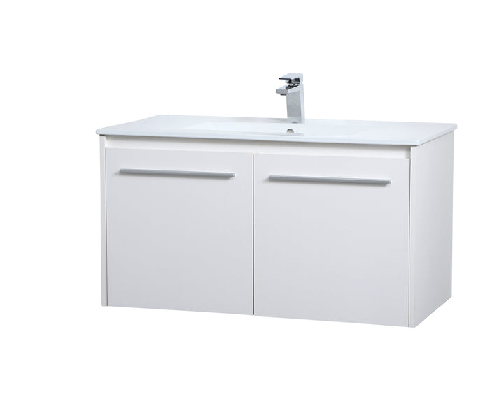 Elegant Lighting Single Bathroom Floating Vanity