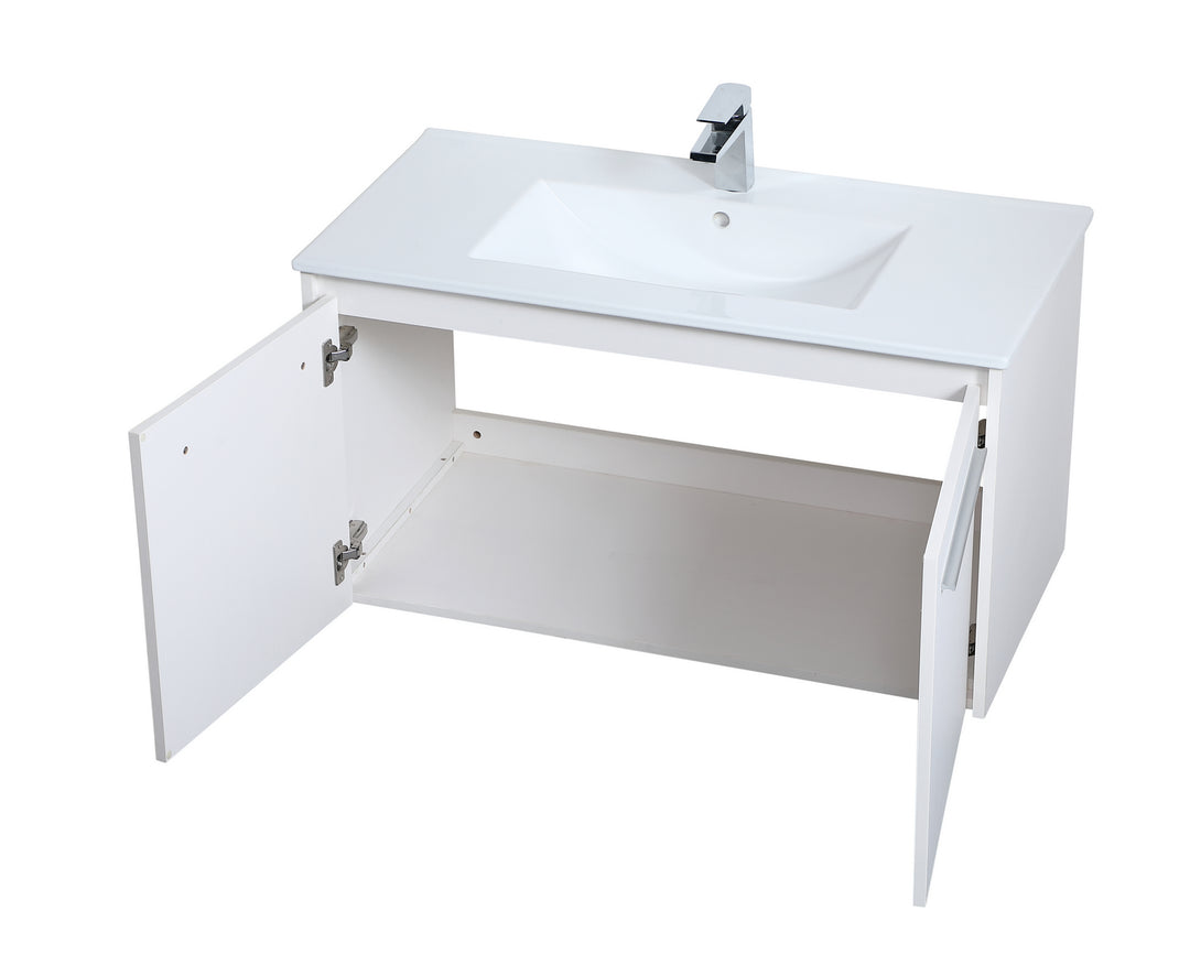 Elegant Lighting Single Bathroom Floating Vanity