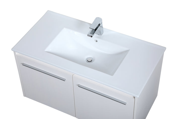 Elegant Lighting Single Bathroom Floating Vanity