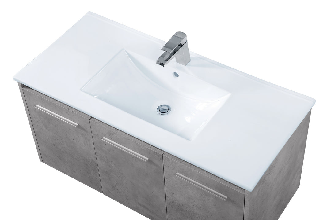 Elegant Lighting Single Bathroom Floating Vanity