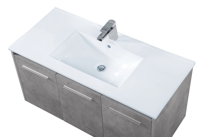 Elegant Lighting Single Bathroom Floating Vanity