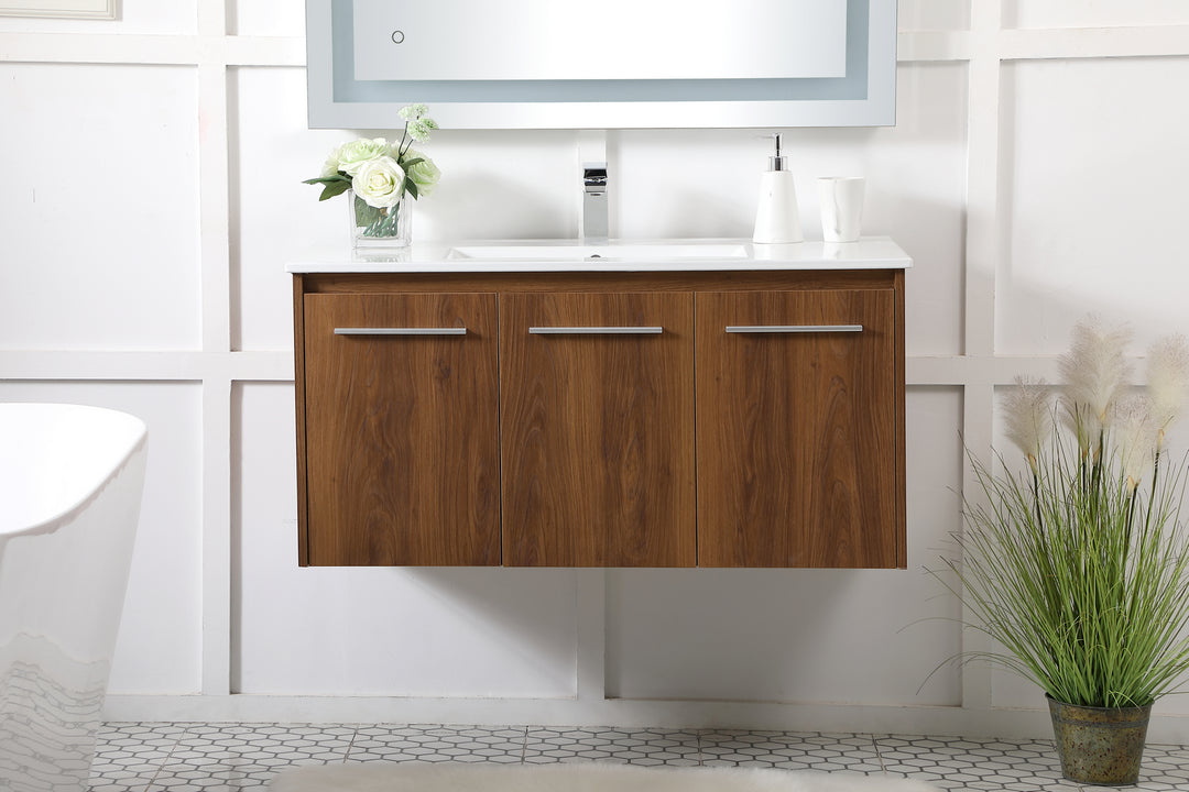 Elegant Lighting Single Bathroom Floating Vanity