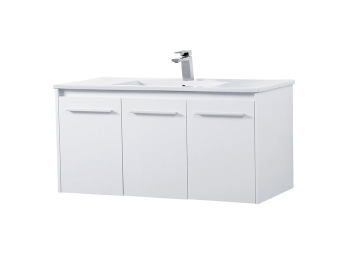 Elegant Lighting Single Bathroom Floating Vanity