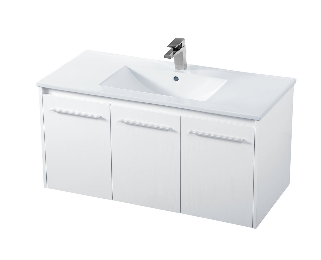 Elegant Lighting Single Bathroom Floating Vanity