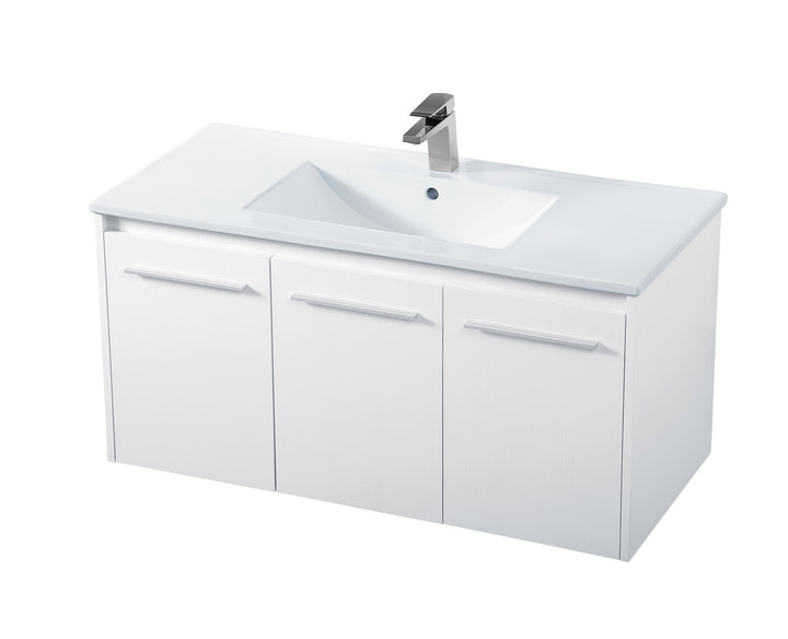 Elegant Lighting Single Bathroom Floating Vanity