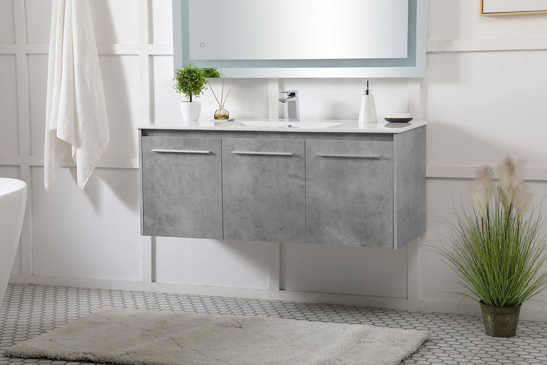 Elegant Lighting Single Bathroom Floating Vanity