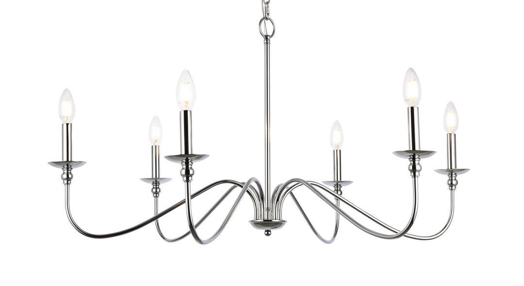 Elegant Lighting Six Lights Chandelier