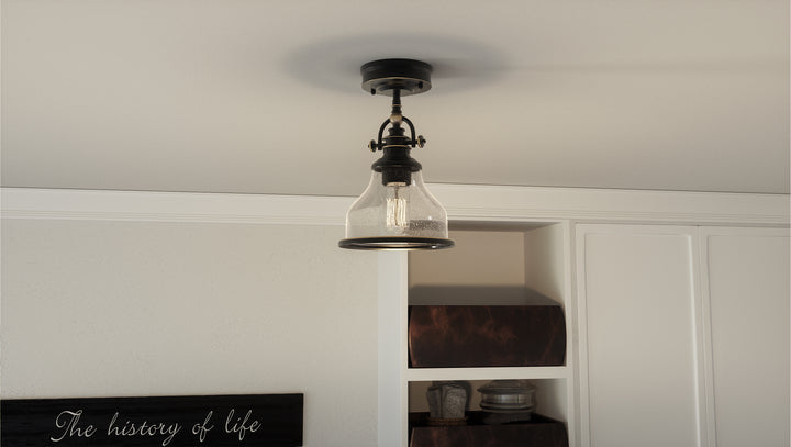 Quoizel One Light Semi-Flush Mount