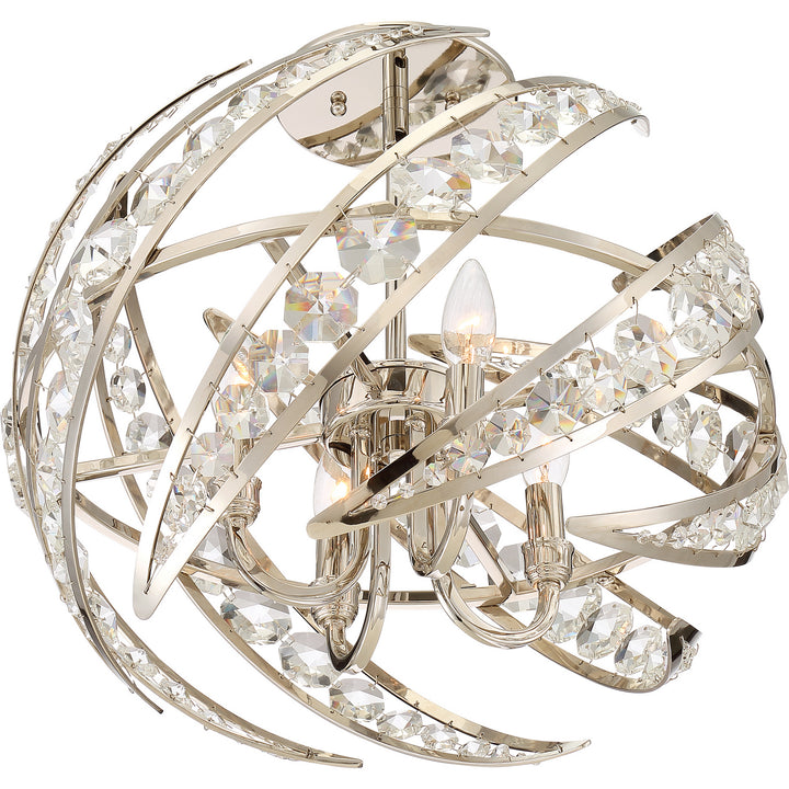 Quoizel Four Light Semi-Flush Mount