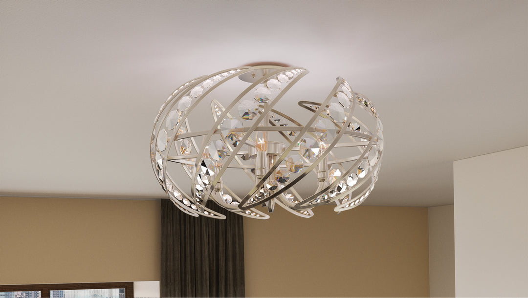 Quoizel Six Light Semi-Flush Mount