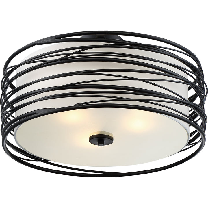 Quoizel Three Light Semi-Flush Mount