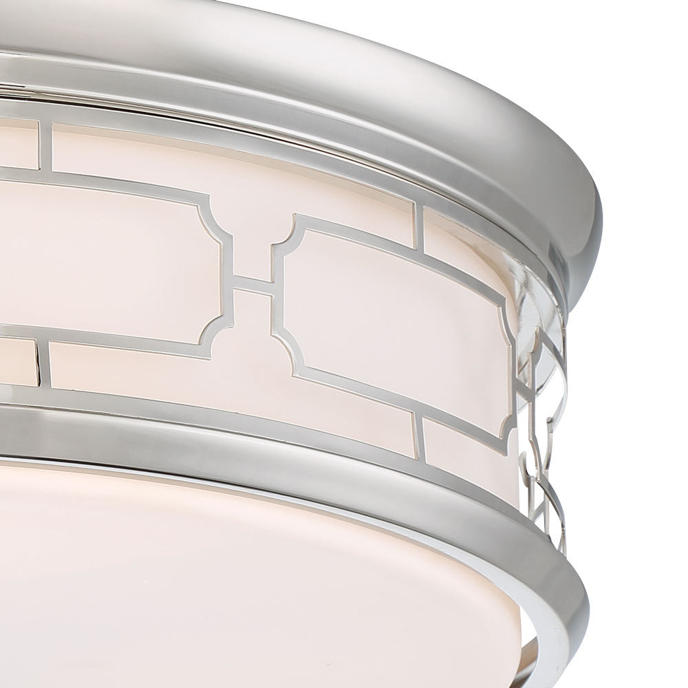 Minka Lavery LED Flush Mount in Polished Nickel