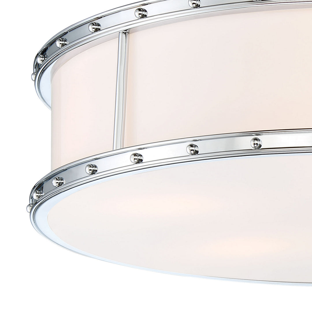 Minka Lavery LED Flush Mount in Chrome