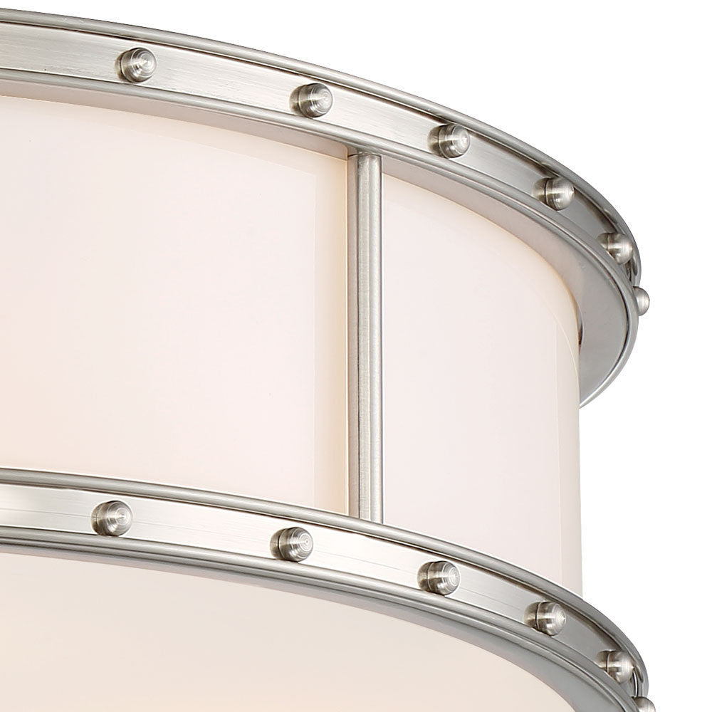 Minka Lavery LED Flush Mount in Brushed Nickel