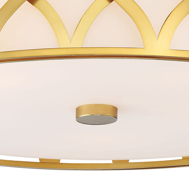 Minka Lavery LED Flush Mount in Liberty Gold