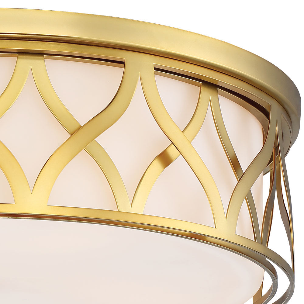 Minka Lavery LED Flush Mount in Liberty Gold