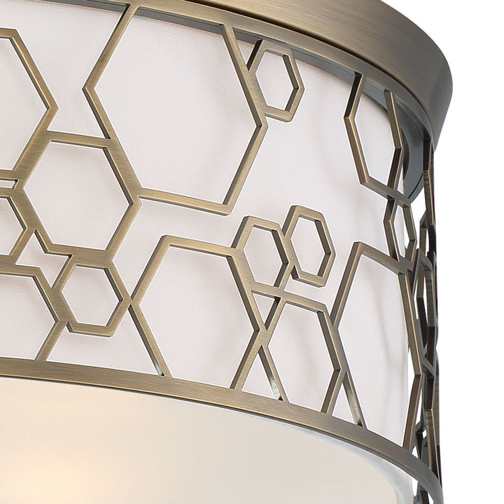 Minka Lavery LED Flush Mount in Polished Satin Brass