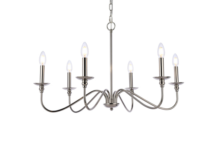 Elegant Lighting Six Light Chandelier