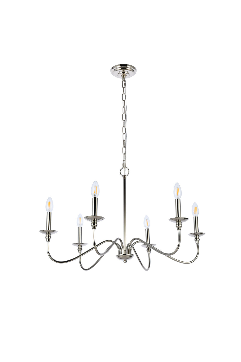 Elegant Lighting Six Light Chandelier