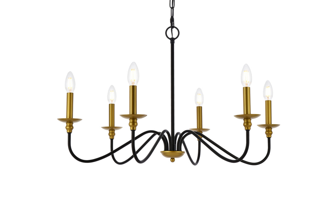 Elegant Lighting Six Light Chandelier