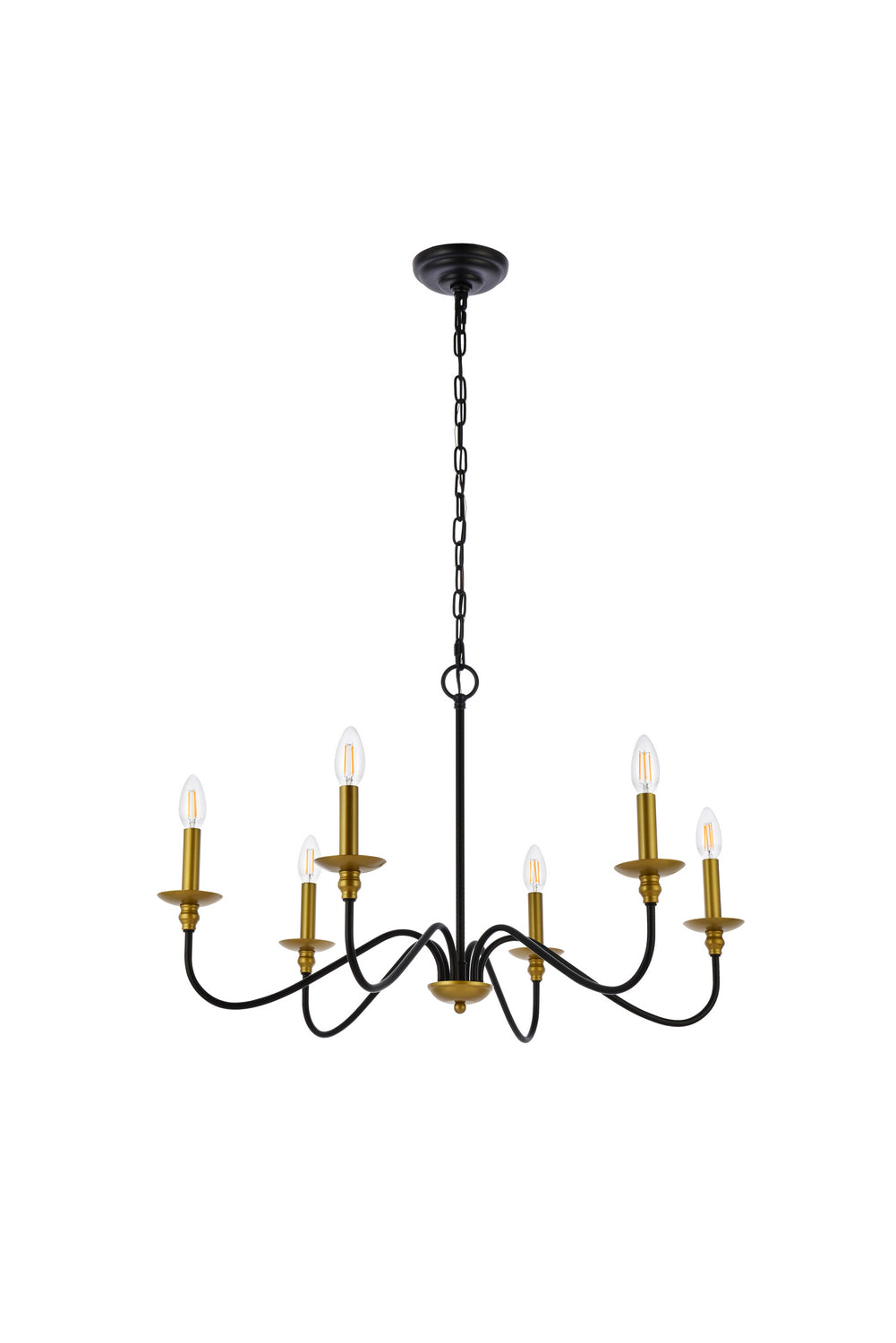 Elegant Lighting Six Light Chandelier