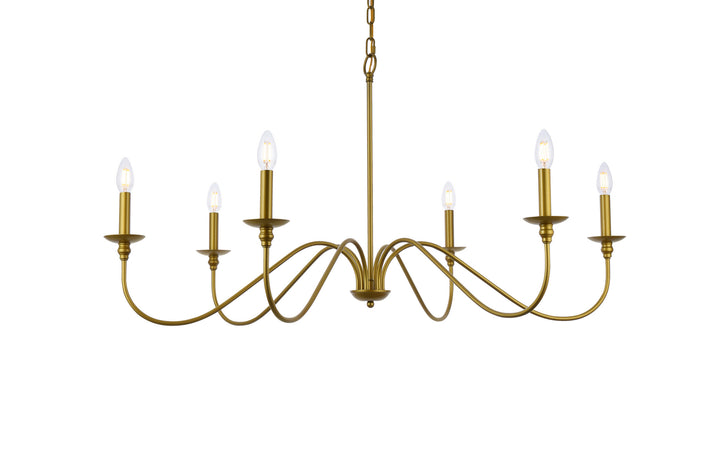 Elegant Lighting Six Light Chandelier