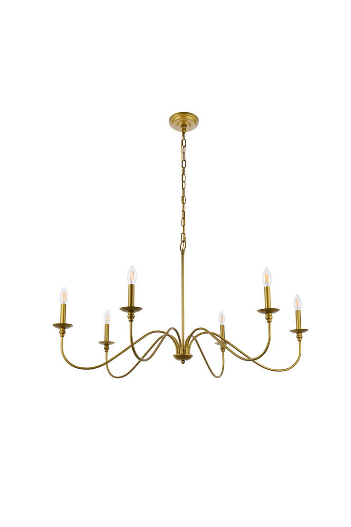 Elegant Lighting Six Light Chandelier